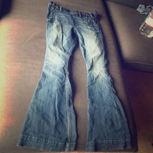 Bell bottom jeans